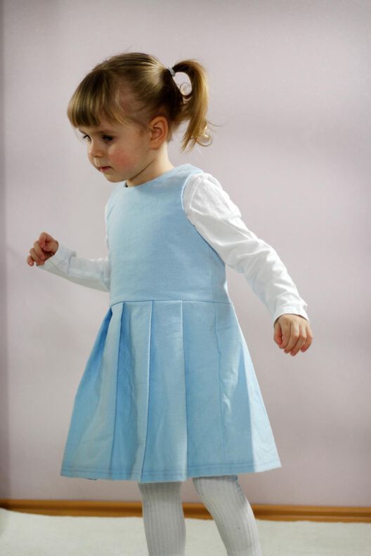 Kleid Faltenzauber (Größe 86 - 152) Webware image number 8