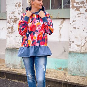 BEAMER&A0&A4 lovely lady oversized hoodie 34-56 Damenhoodie