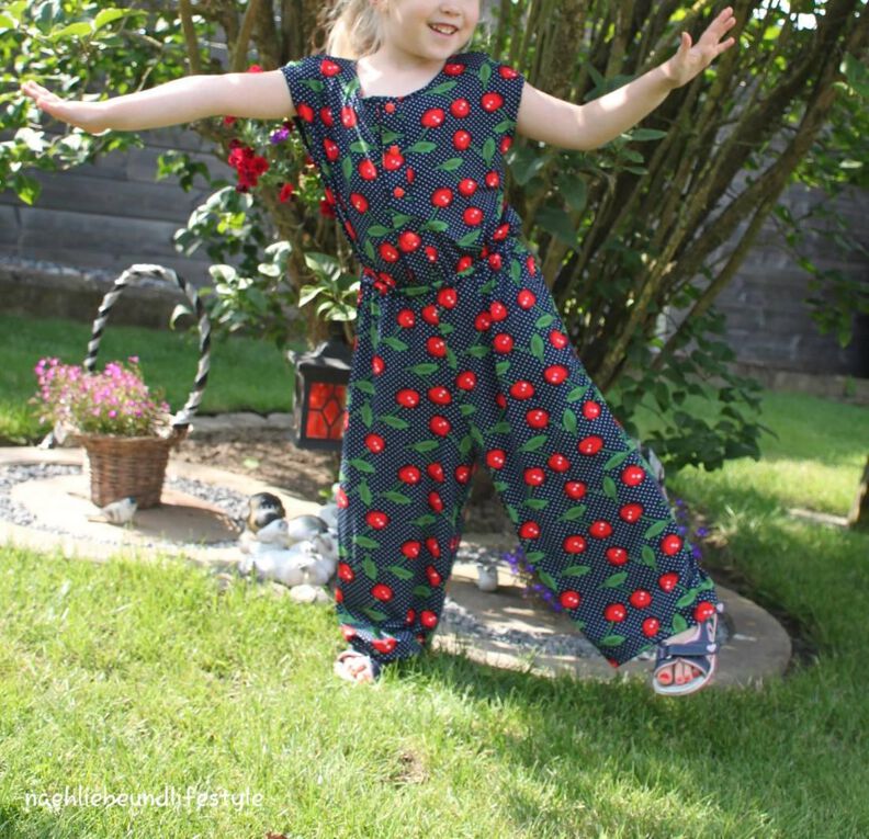 Kinder Jumpsuit lang mit Zipper / Knöpfen RIANG ♥Gr. 98-164 image number 7
