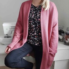 Jacke im O-Shape Look "Eeske", Gr. 158 - Damengr 46