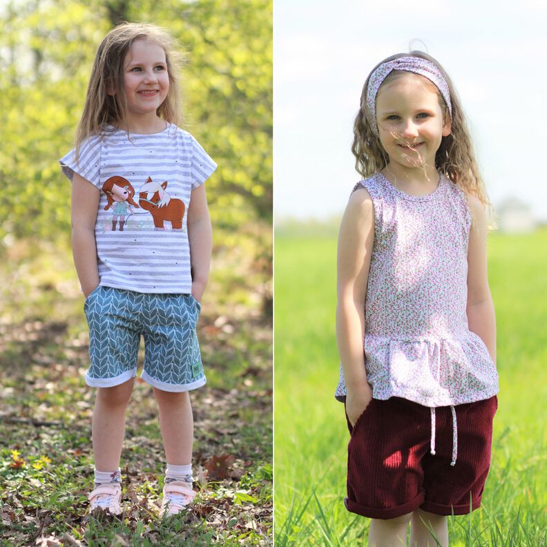 Kinder Cargo Hose Shorts Schlupfhose COCOK ♥ Gr. 110-164 image number 5