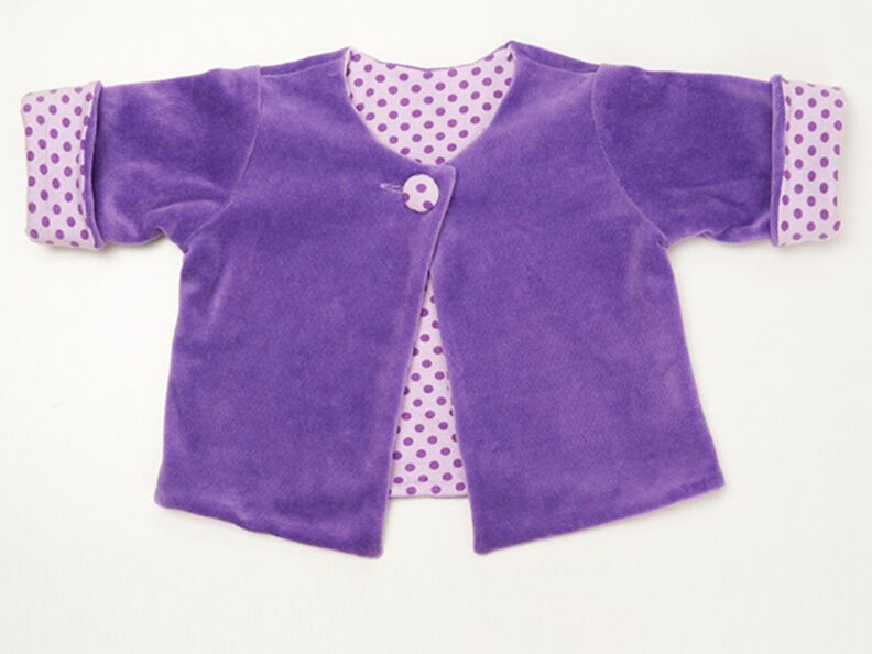 Schnittmuster Babyset Strampler, Jacke und Mütze image number 5