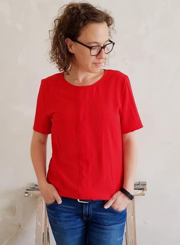 Paula- Schnittmuster & Nähanleitung Damen Bluse 34-54 image number 3