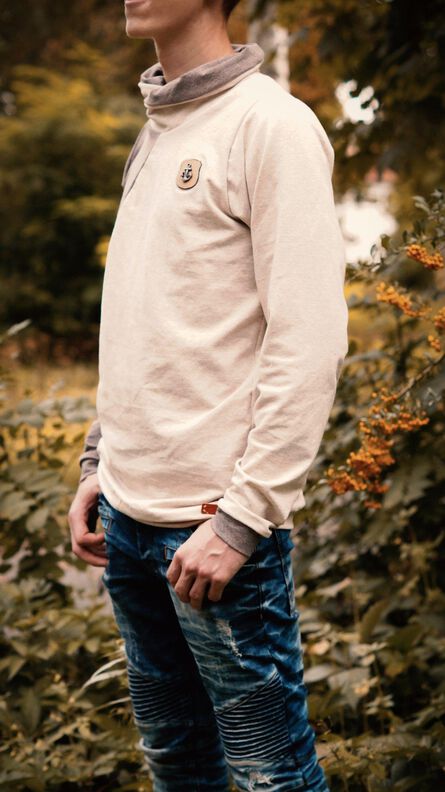 HERRENHOODIE XS - XXL MIT TEILUNG UND TASCHEN image number 6