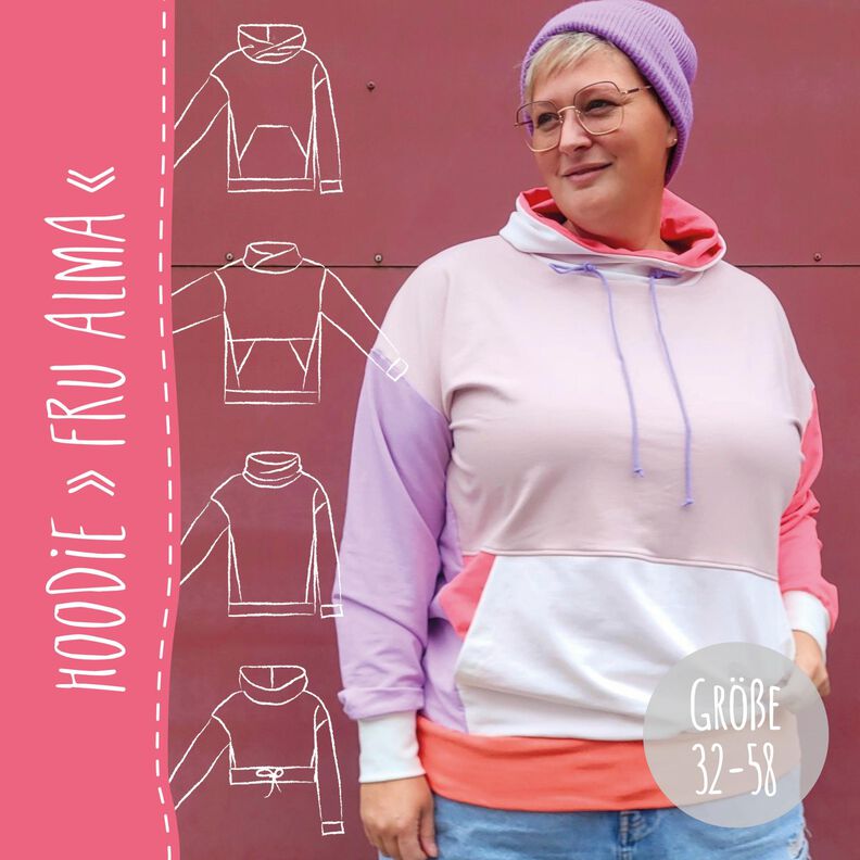 HOODIE "FRU ALMA" - Schnittmuster und Anleitung image number 1