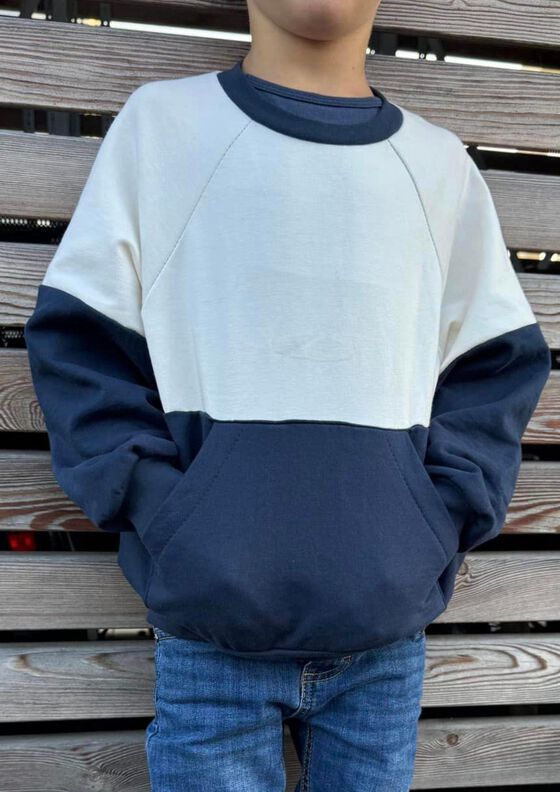 Raglanhoodie Kinder –  Schnittmuster Gr. 110-176 – Denver  image number 10