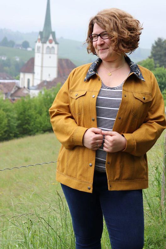 Jeansjacke Frauen Curvy Draufgängerin Gr.46-58 image number 5