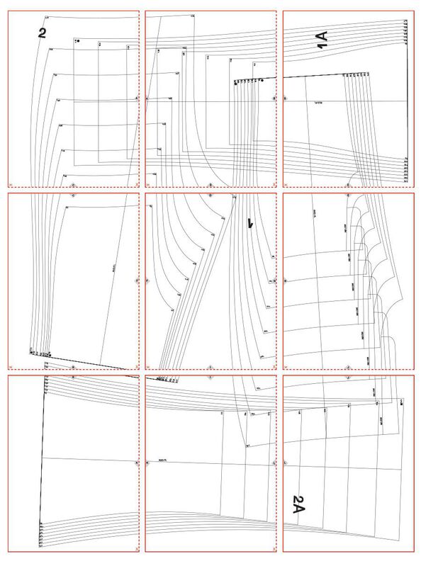 Hose Kendy N&auml;hanleitung + Schnitt image number 4