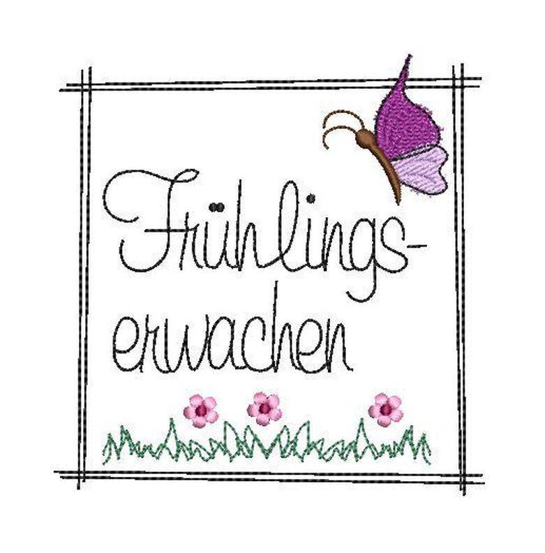 Stickdatei Frühlingserwachen 2 Größen image number 2