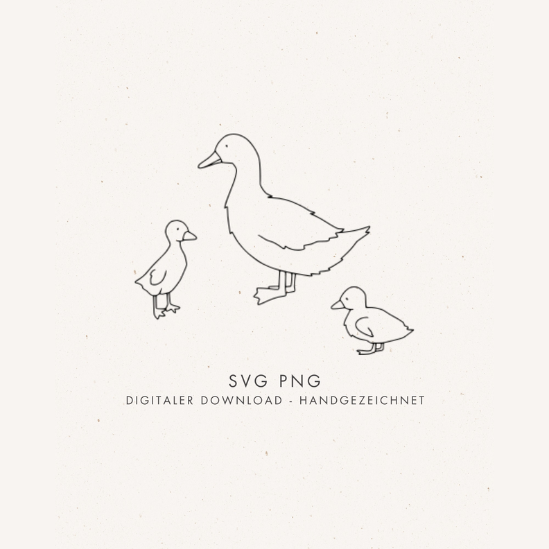 Plotter- und Laserdatei "GOOSE" SVG PNG image number 1