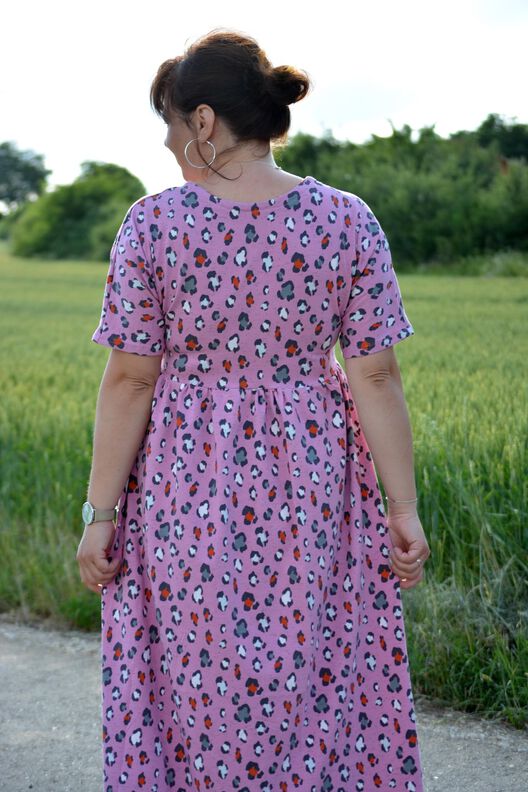 Jerseykleid mit Halsausschnittvarianten SERRA (34-60) image number 5