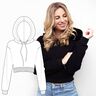 Pullover Set: cropped Sweater & Hoodie Gr. 34-54 thumbnail number 2