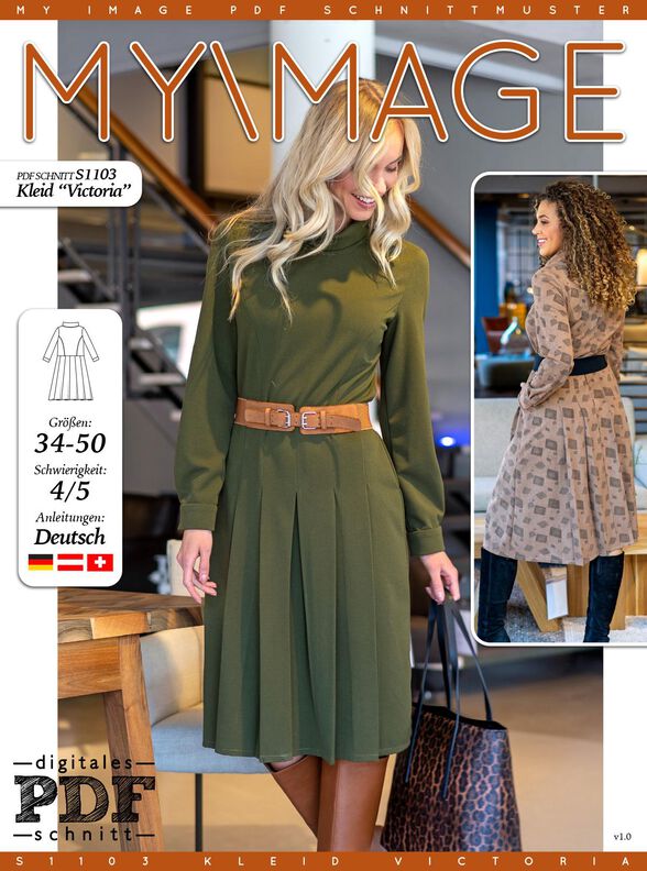 Kleid VICTORIA N&auml;hanleitung + Schnitt image number 2