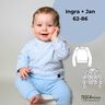 Schnittmuster Babyshirt Ingra-Jan Gr. 62-86 A4/A0-Datei thumbnail number 1