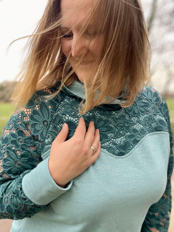 Raglan-Hoodie - *Heart MEE* - Gr.32-56 - A4+A0+Beamer image number 2