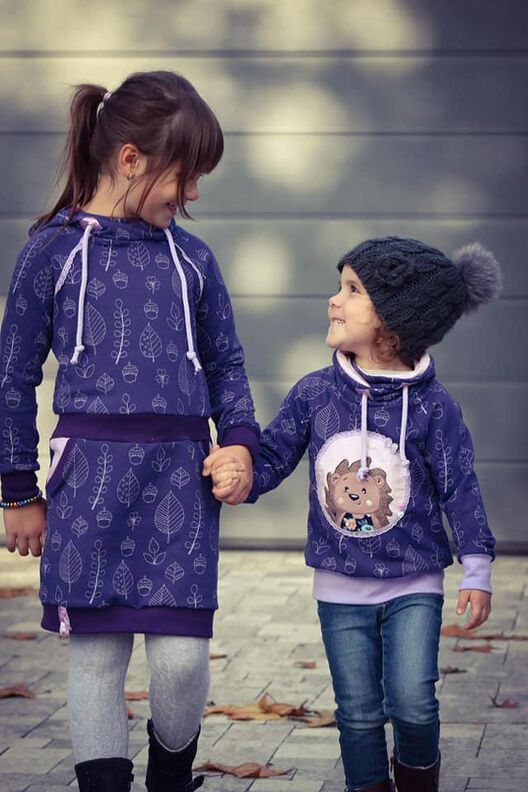 Hoodie / Hoodiekleid mini JULIETA Gr. 86/92 - 158/164 image number 5