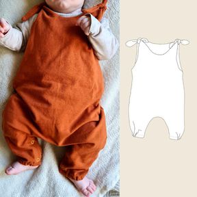 Romper MILO / Einteiler aus Webstoff & Musselin 