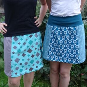 Schnittmuster + Anleitung Rock Kirstin nähen