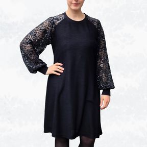 Elina – Raglanpullover, Longshirt oder Kleid, BU 80-116