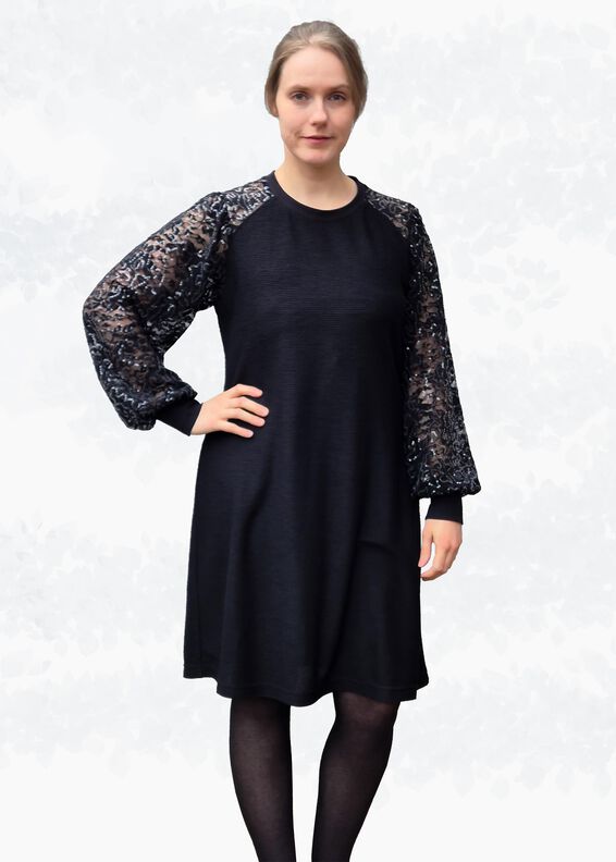 Elina – Raglanpullover, Longshirt oder Kleid, BU 80-116 image number 2