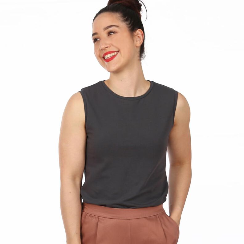 FRAU JENNY - Top mit Bündchen oder Rollkragen XS-XXL image number 1