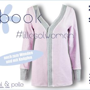 Ebook / Nähanleitung Damen Cardigan / Strickjacke