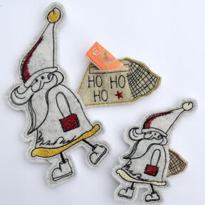 ITH Stickdatei Nikolaus mit Steckfach 3 Größen