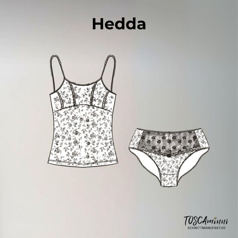Schnittmuster Unterwäsche-Set Hedda Gr. 34-54 image number 2