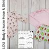 Newborn LOU SET Bodys,k. Hose,Shirt+Plott-Datei thumbnail number 1