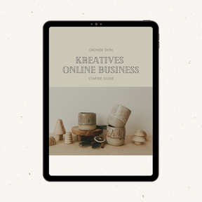 E-Book Gründe dein kreatives Online-Business (Starter Guide)