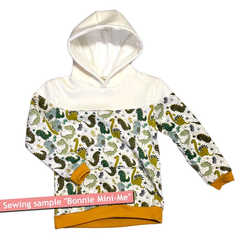 Schnittmuster + Anleitung Kinder-Hoodie Gr. 92/98-164/170 image number 3