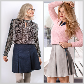 Rock #Thea Nähanleitung und Schnittmuster (XS-XL)