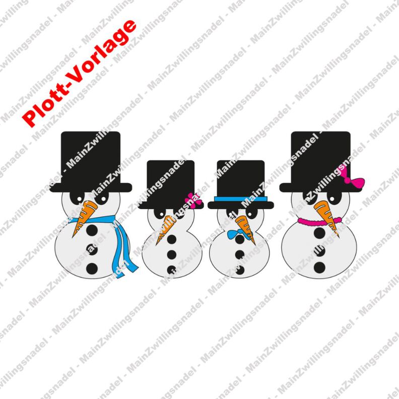 Main Schneemann Plottvorlage image number 1