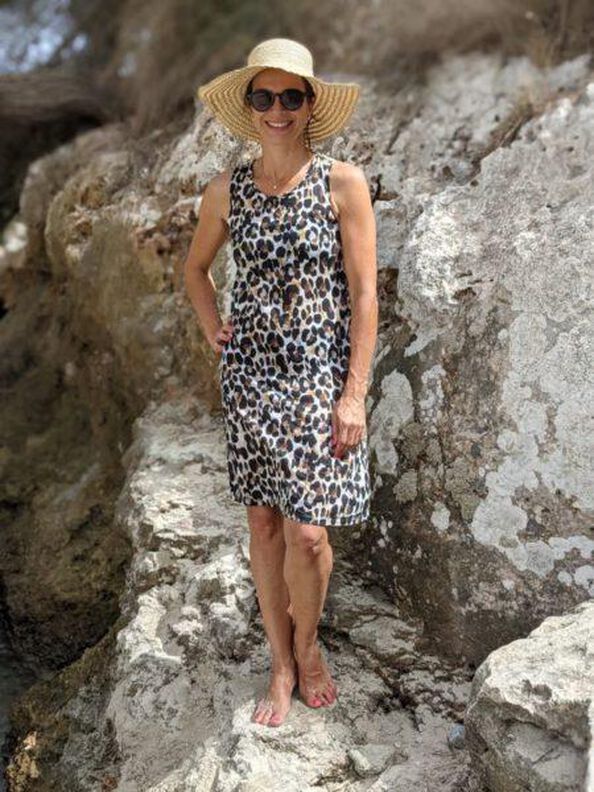 Kleid / Strandkleid mit Tank Top Ausschnitt  "Tanja", Schnittmuster und Nähanleitung Gr. 158-46 image number 10