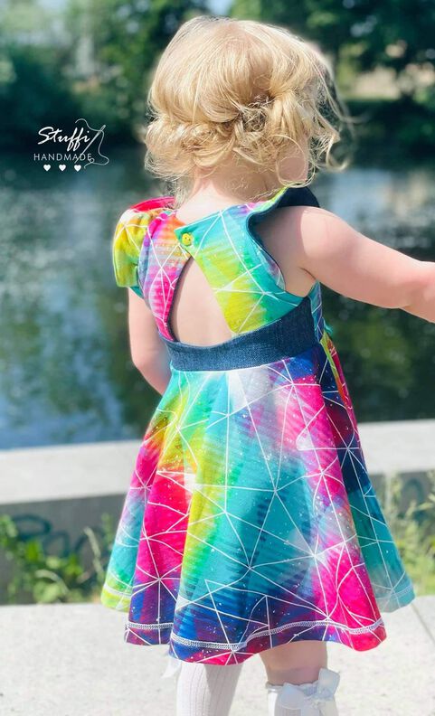 E-Book Drehkleid Rückenfrei Größen 68 - 98 image number 7