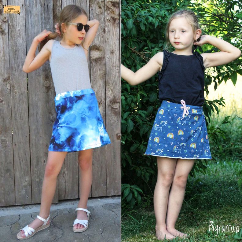 Kinder Rock mit Shorts Skort Hosenrock CERGAS ♥ Gr. 92-164 image number 4