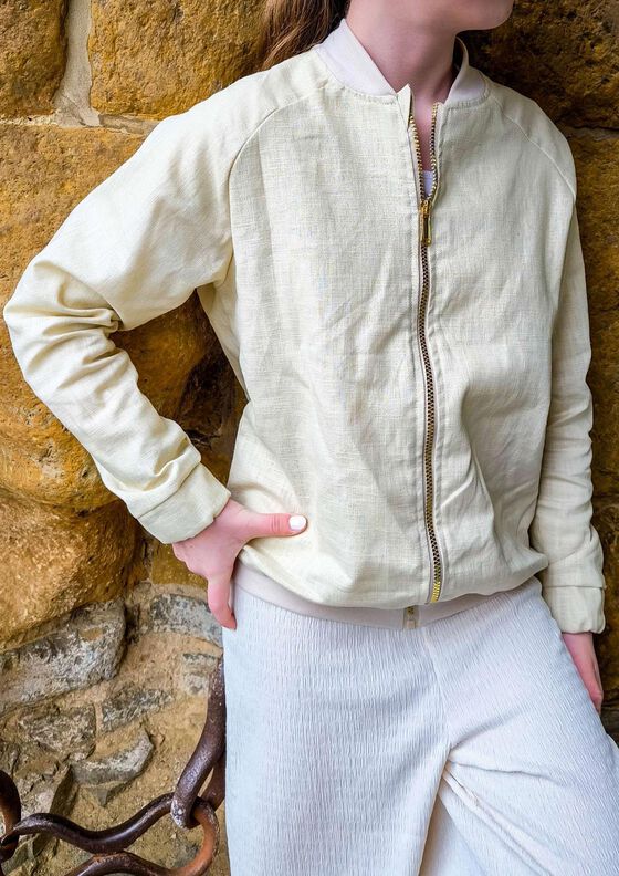 Collegejacke Helt mig Gr. 56-170, A0, Cord, Leinen, Canvas image number 10