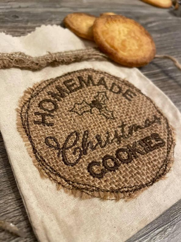 Stickdatei cookies homemade handmade Weihnachten XL SET image number 6