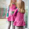 *Girls Raglan Dress* Hoodiekleid Tunika Ballonärmel  thumbnail number 9