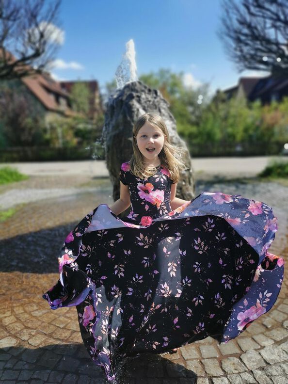 BEAMER + A0 lovely princess 122-164 Maxikleid Sommerkleid image number 5