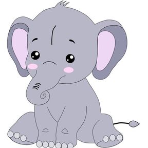 Plotterdatei Elli Elefant