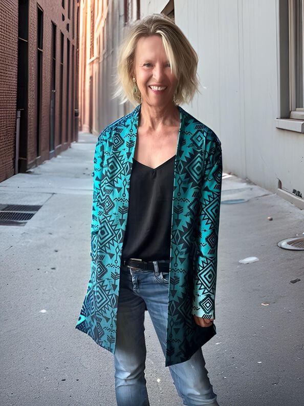 PDF-Schnittmuster: Blazer / Cardigan Gamze, Gr. 34- 46 image number 2