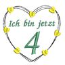 Stickdatei Herz 5er SET 10x10cm zum Geburtstag Zahlen thumbnail number 3