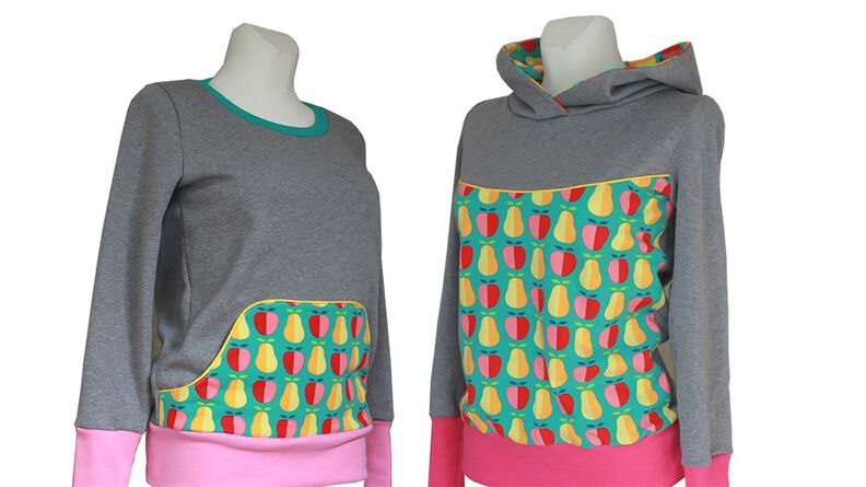 Damenhoodie / Kapuzenpullover Gr. 34-48 image number 1