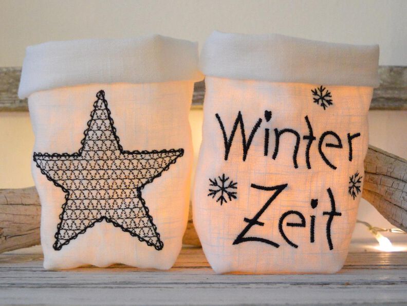 ITH Lichterbeutel Weihnachten für ein LED 13x18cm image number 9
