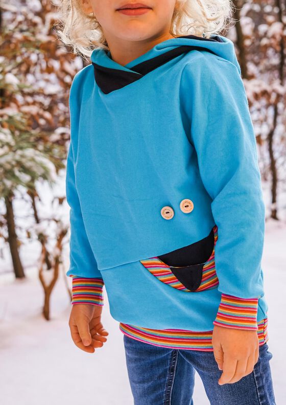Hoodie Smiler Gr. 128-170, Lachmundtasche, Varianten, A4+A0 image number 6