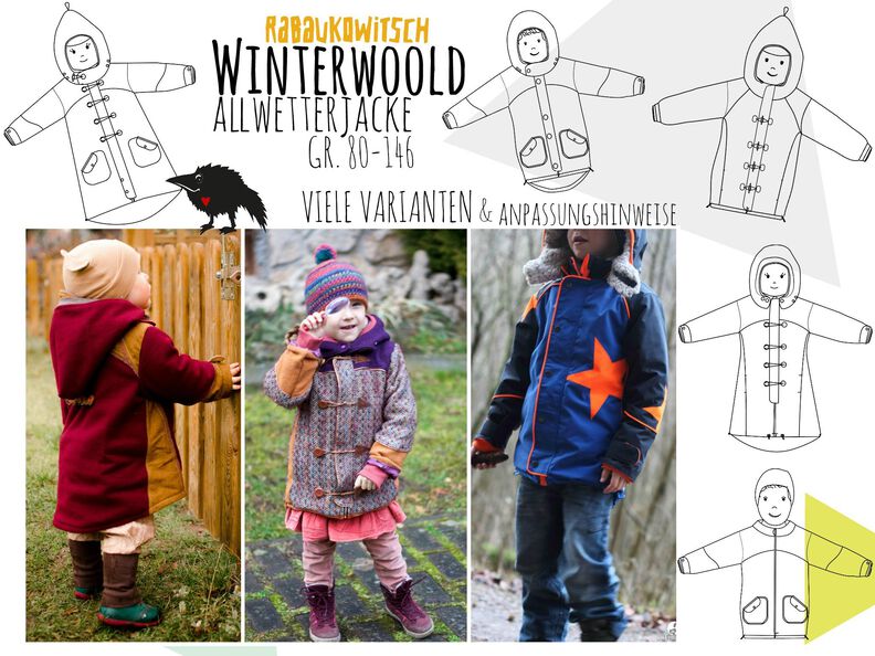 Winterwoold Allwetterjacke Gr. 80-146 image number 1