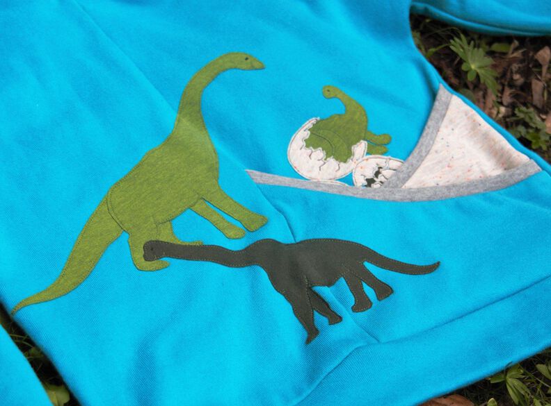 Applikationsvorlage Brachiosaurus Jungtier Dino image number 9