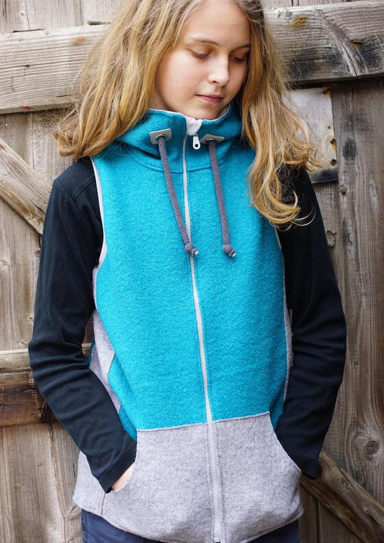 Weste Livsglad Gr. 128-170, Walk, Fleece, Softshell image number 9