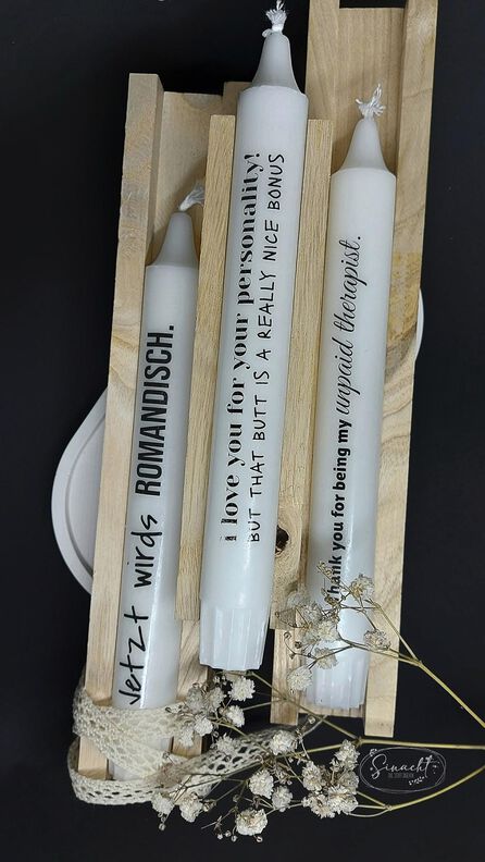  Druckvorlage "FUNNY-LOVE" S/W Kerzen/Anhänger PDF & JPG image number 7